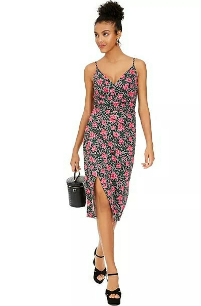 Betsey Johnson Rose Leopard-Print Sheath Dres